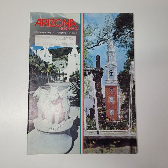 Arizona Highways Magazine November 1975 Vintage Photos Scenery Mexicaltitan Art - Picture 10 of 10